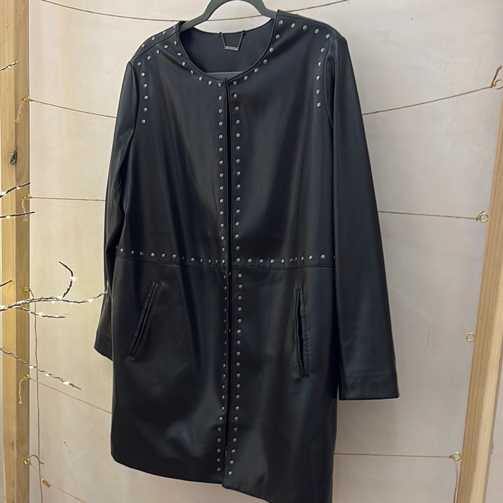 Chico’s Faux Leather Jacket